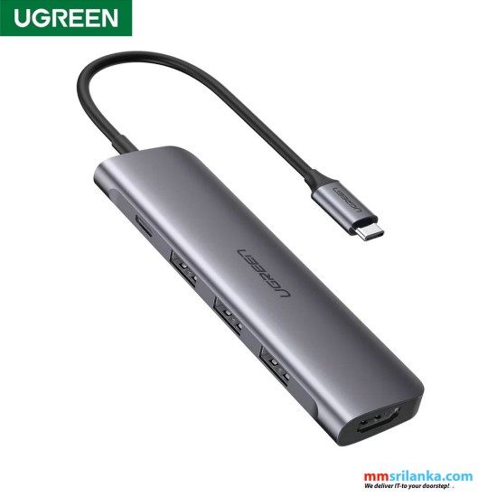 Ugreen 5 In 1 Usb C With 4k Hdmi Multifunctional Adapter 